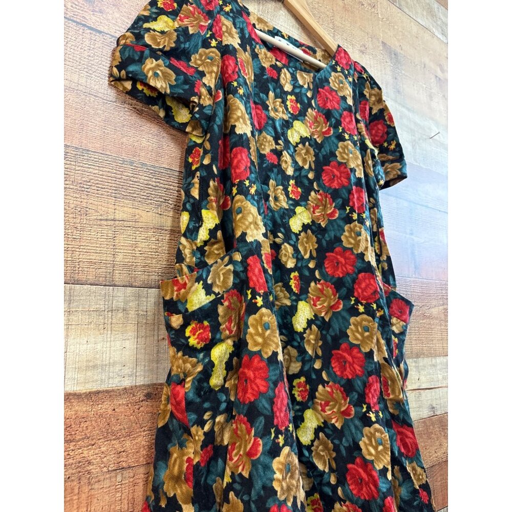 Floral Tiered Short-Sleeve Dress With Pockets Liang Jun Fashion Korea Co. Ltd - Picture 3 of 8
